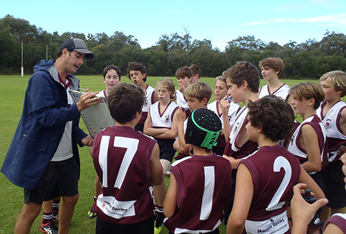 Year 7 AFL team finish strong against BCG