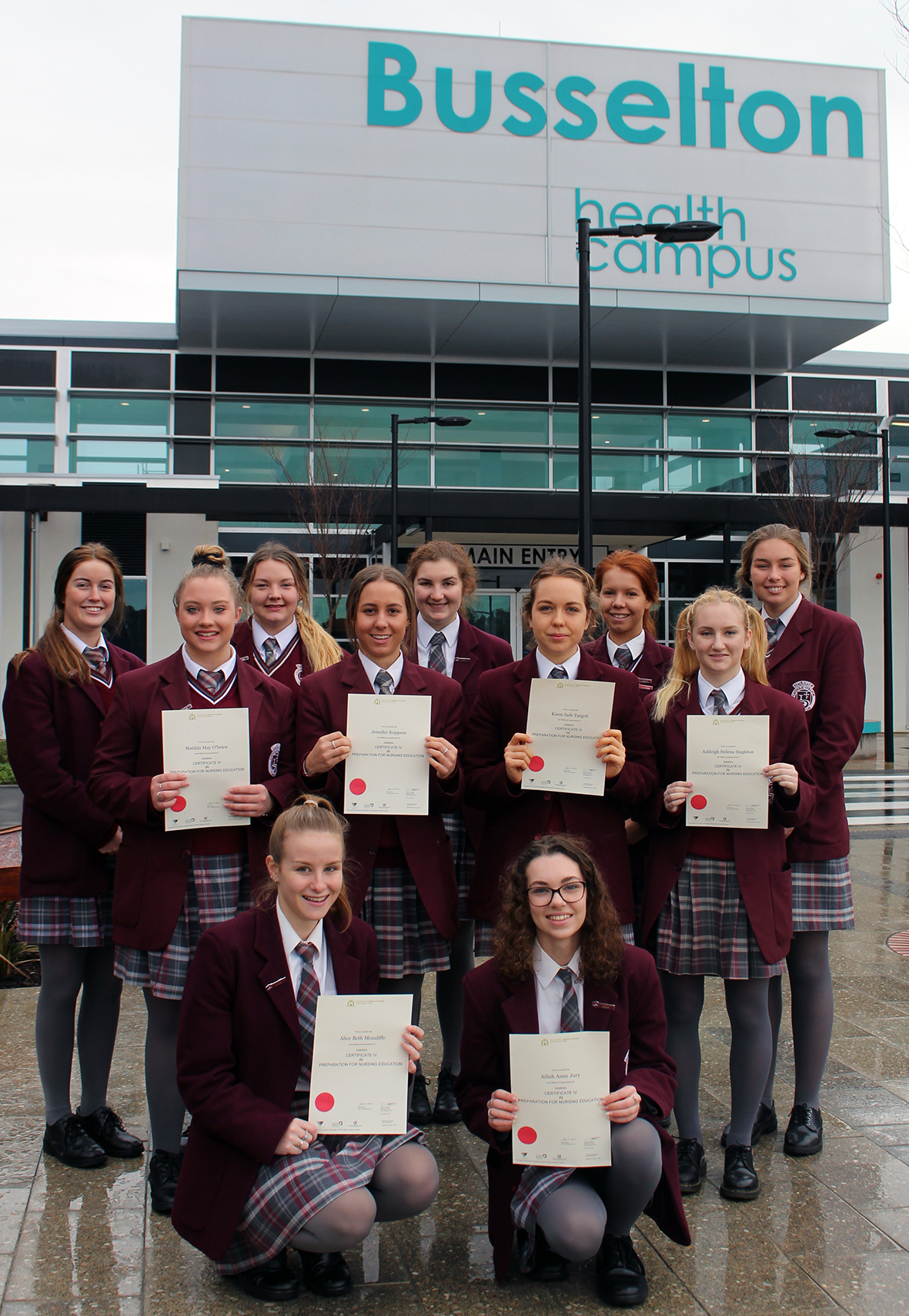 Year 12 students prepared for Nursing studies