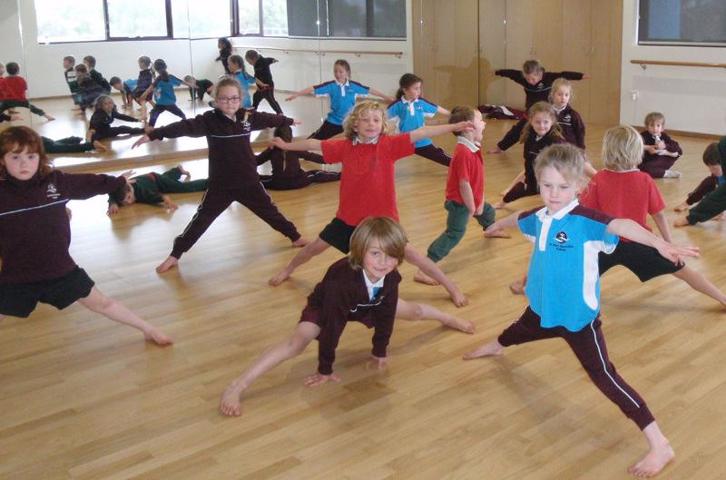 Pre Primary students enjoy new dance studio