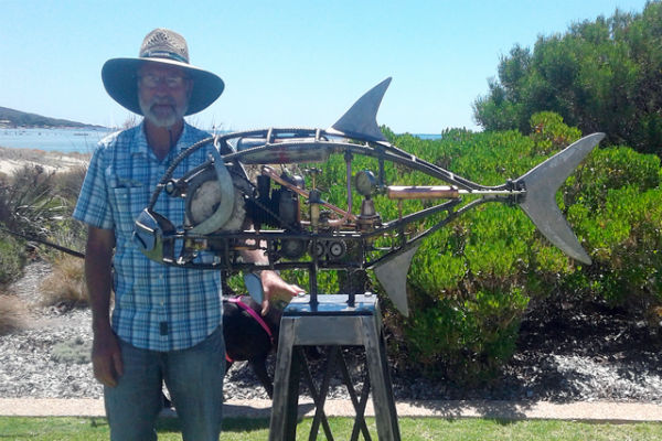 Groundsman’s ‘Robofish’ sculpture wins People’s Choice