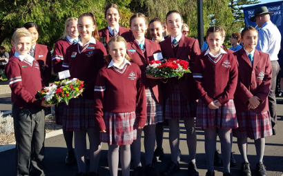 Students commemorate ANZAC Day