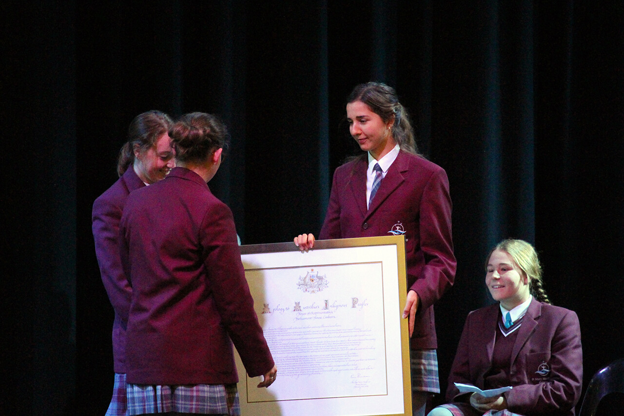 Sorry Day: National Apology framed for College