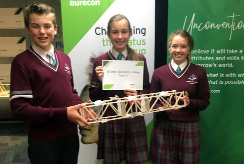 Year 9 students build bridges at Scitech (1)