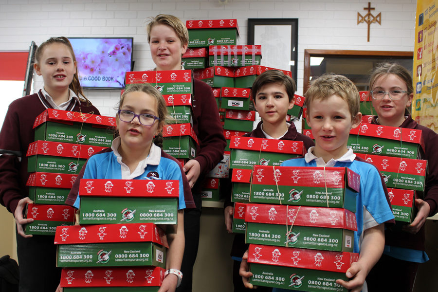 A record 137 Christmas shoeboxes