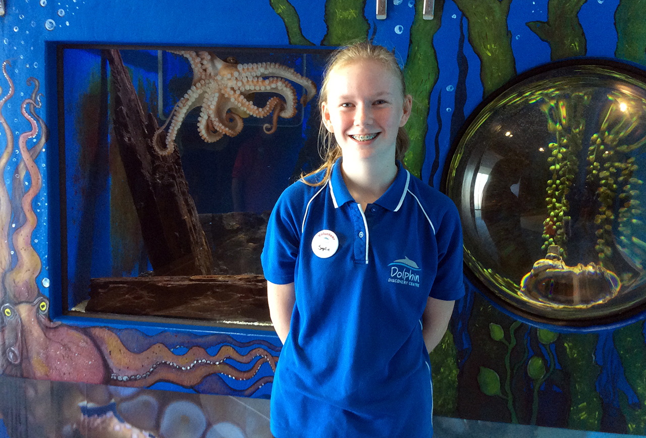 Sophie@Dolphin Discovery Centre Bunbury