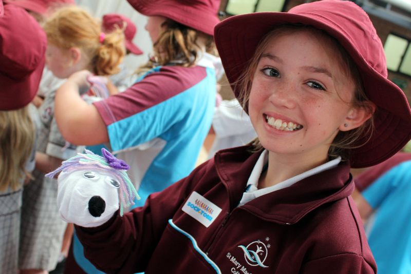 Year 7 students sock it to poverty